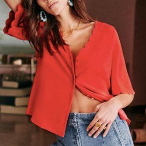 Sezane Antika Blouse Top